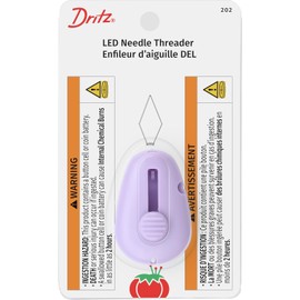 Dritz Enhebrador de Agujas LED 202 con Cortador, Verde