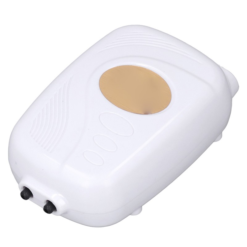 Aquarium Air Pump Double Outlet Design 1W Strong Durable High