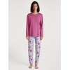 CALIDA Spring Flower Dreams Women's Long Pyjamas 100% Supima Cotton,