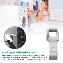 Suprafive Washer Door Lock Strik for LG MFG63099101 796.41162.211, 796.41162.410, 796.41162.411, 796.41262.610, 796.4126261