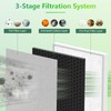 Borgodf 2 Pack 3-in-1 PEAIRPLG Replacement Filter Compatible with Pure