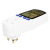 Power Metering Socket Electricity Usage Monitor Voltage Current Meter with