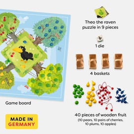 HABA Orchard Game - A Classic Cooperative Introduction to Board Games for Ages 3 and Up (Made in Germany)