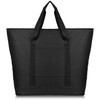 DALIX 25" Large Insulated Tote Bag w/Zipper Leakproof in Black