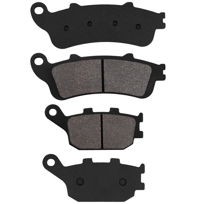 SOLLON Front and Rear Brake Pads for Kawasaki EN650 EN
