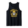 Forklifter Driving Truck Operator, Forklift Driver Tank Top
