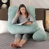 Amagoing 55 inches Pregnancy Pillows for Sleeping, U Shaped Maternity