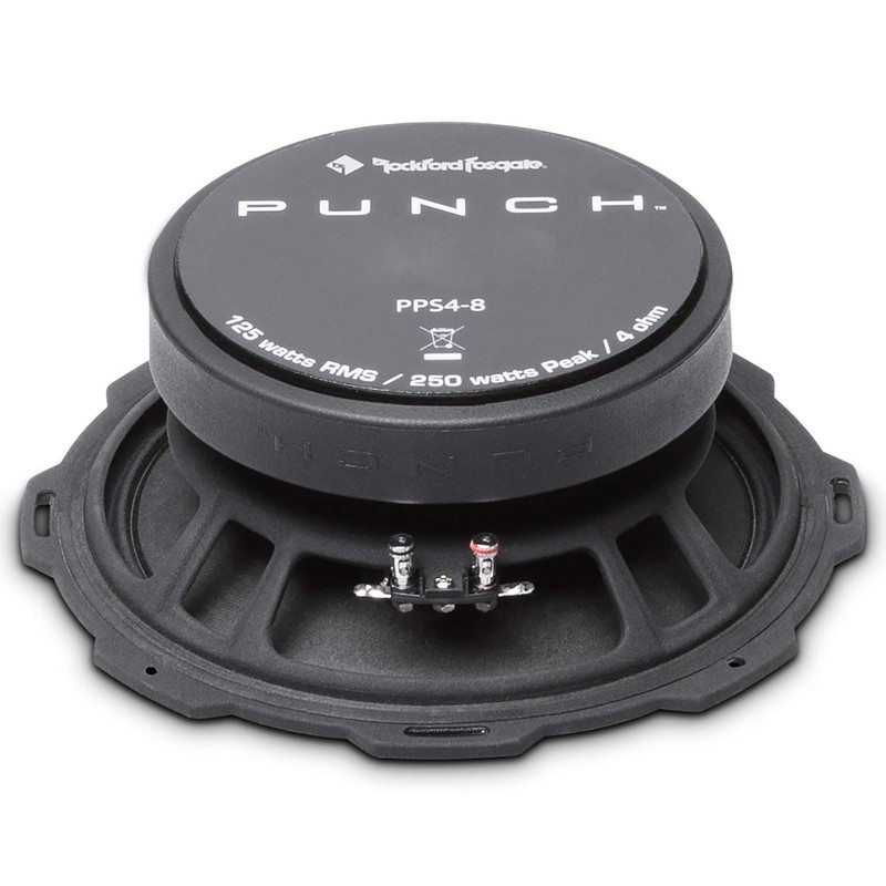 Rockford Fosgate PPS4-8 Punch Pro Single 8" 4-Ohm Single Component