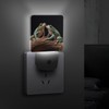 LFDSKCBR Night Lights Plug Into Wall Two Frogs Printing Auto