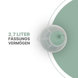 Pro Home Salad Spinner (2.7 Litres, Diameter 20 cm) BPA-Free, 3-in-1 Spinner, Strainer and Salad Bowl, 3D Crank - Spin Without Effort, Salad Dryer