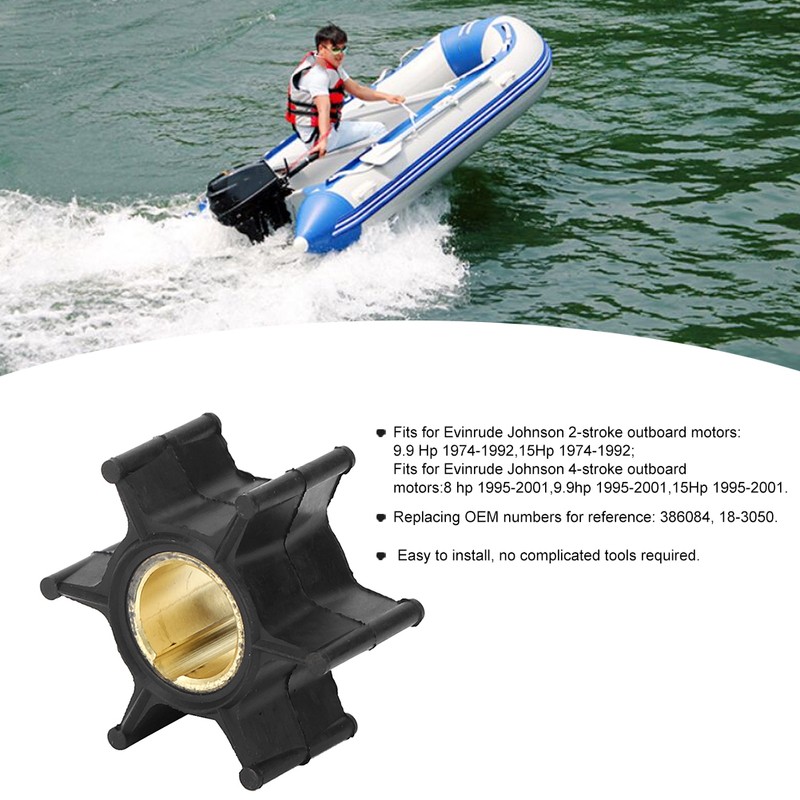 Outboard Motor Water Pump Impeller Part 386084 Fits for Evinrude