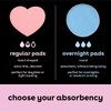 Bamboobies Washable Reusable Overnight Nursing Pads with Leak-Proof Backing For
