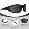 Jeemeele Motorcycle Riding Glasses Motorcycle Goggles 4PCS Padding Goggles Motorcycle