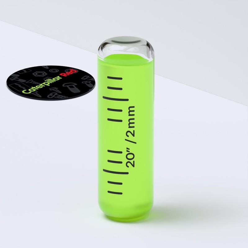 Replacement Level Glass Vial, Spirit Bubble Level, Accurate, No Nib,