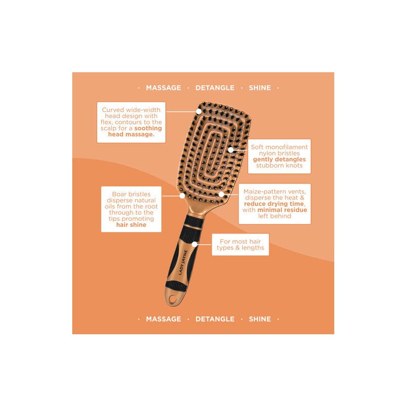 Lady Jayne Paddle Brush