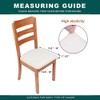 smiry Stretch Chair Seat Covers for Dining Room, Jacquard Dining