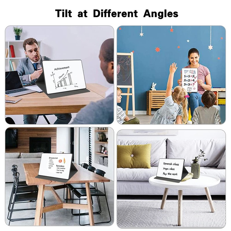 Mini Whiteboard Portable Folding Small Whiteboard Double-Sided Dry Erase Board