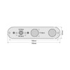 Alnicov Prewired Tele Control Plate Fully Loaded Pre-Wired 3-Way Control