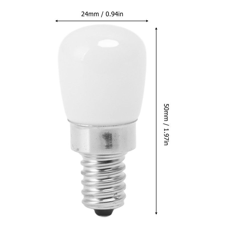 5Pcs LED Refrigerator Light Bulb Fridge Lamp E12 for Freezer