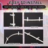 PATIKIL LED Strip Light Clips, 60 Pack Light Hooks Fixing