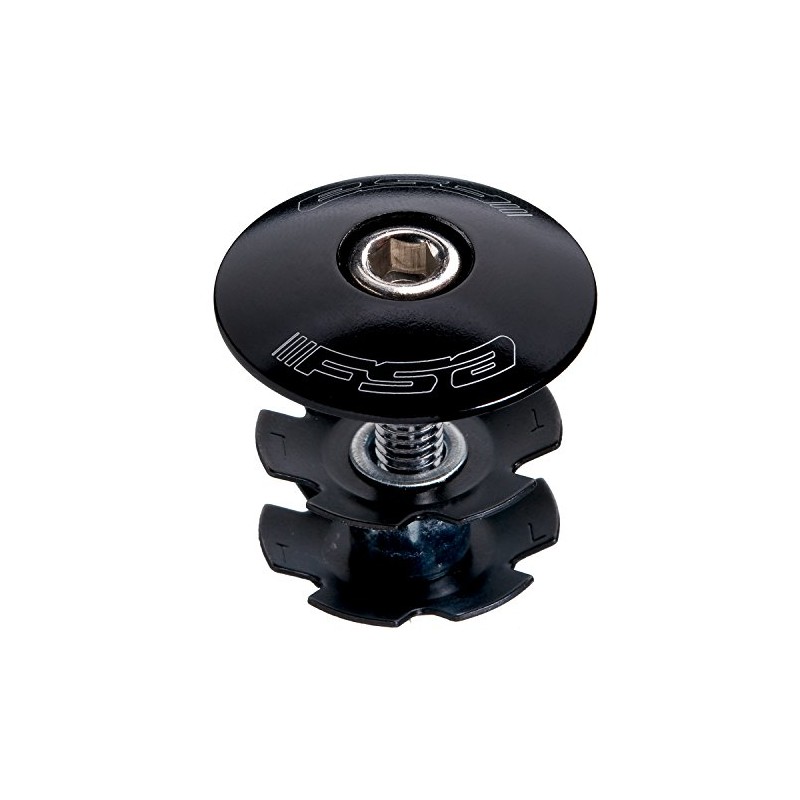 FSA Unisex's Star Nut Assembly 1.1/8 Headset Compressor, Black, 1.1/8-Inch