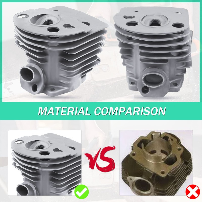 Adefol 46mm Nikasil Cylinder Piston Kit for Husqvarna 51 55