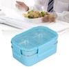 304 Stainless Steel Double Layer Insulated Lunch Box with Compartment
