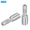 PATIKIL 5 Pack M4*M6*20 Double End Thread Stud Bolts 304