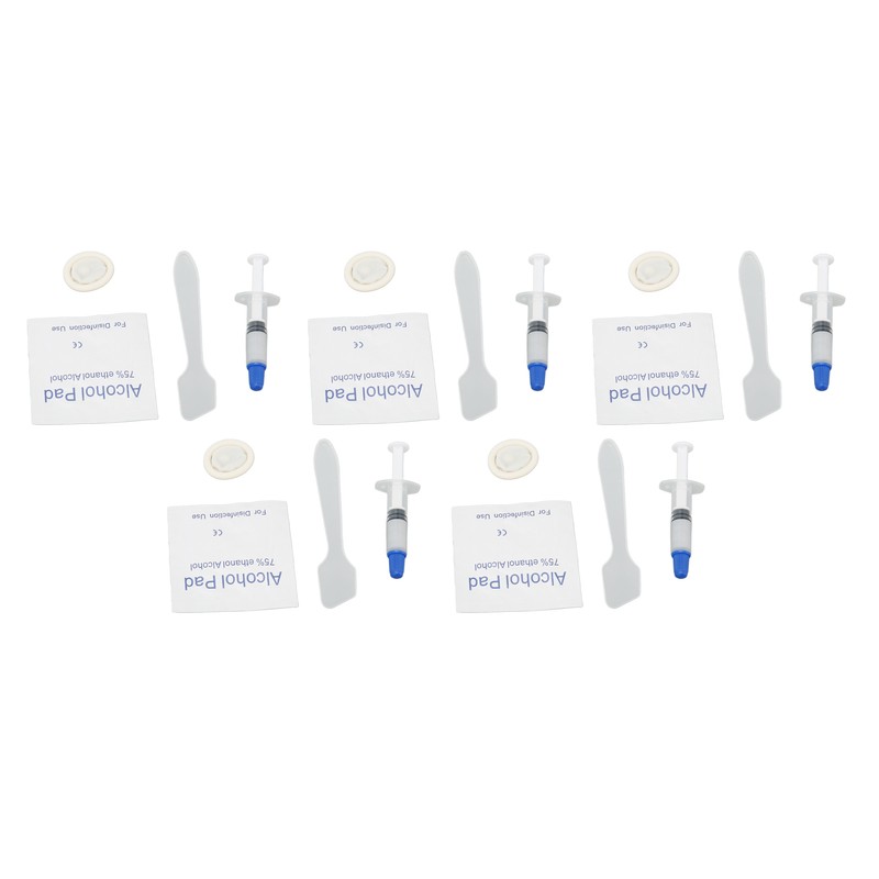 5Pcs Thermal Paste 3.2W/m.k Metal Free Safe Strong Adhesion Thermal
