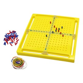 Baoblaze Wooden Geoboard Mathematical Coordinate Graphs Teaching Tools Xy Axis Educational Toys Educational Pegboard for Toddlers Kids
