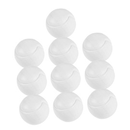 SUPVOX 10pcs Lightweight Hollow Plastic Baseballs for Training Portable Sports Balls for Hand Eye Coordination Indoor Outdoor Use for Baseball Party Decorations