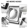 4 Inches Metal Dryer Vent Cover Outdoor Stainless Steel Louvered