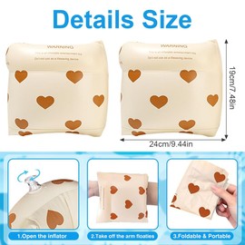 OHREN Swimming Aid for Toddlers with Unbreakable PE Foam Core for Swimming Learning (1-6 Years, 0-30 kg)