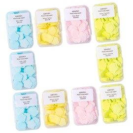 KOMBIUDA Bulk Guest Soap 16 Pack Portable Soap Flakes Hand Cleaning Soap Sheets Travel Paper Soap Gentle Skin Cleansing
