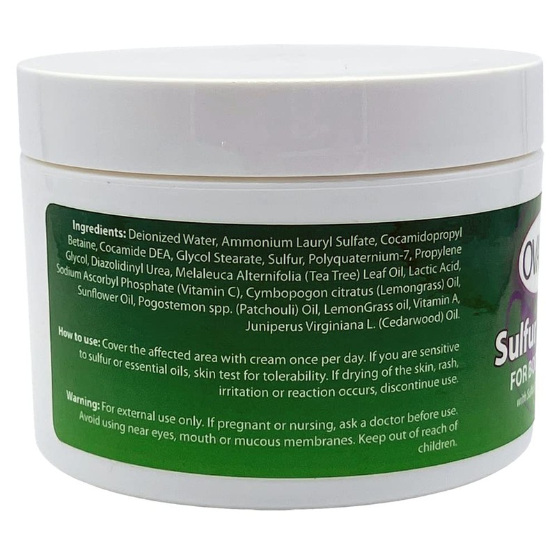 Sulfur Skin Cream (8 oz. 240 mL)