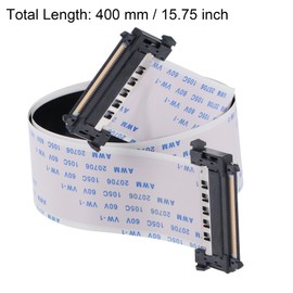 sourcing map FFC FPC Cable 0.5mm Pitch 41 Pin 400mm Flexible Flat Ribbon Cable for LCD Screen