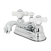 Kingston Brass KS3601PX Restoration 4-Inch Centerset Lavatory Faucet with Porcelain