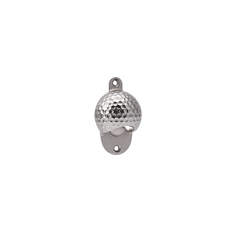 CGB Giftware | Silver Golf Ball Bottle Opener | Wall
