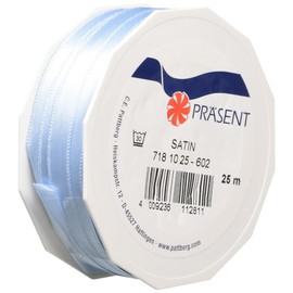 C.E. Pattberg Satin Light Blue Gift Ribbon, 27 Yards for Wrapping Gifts, 0.39 inches Width, Ribbon for Decorating & Crafting, Decorative Ribbon for Gifts, for Every Occasion