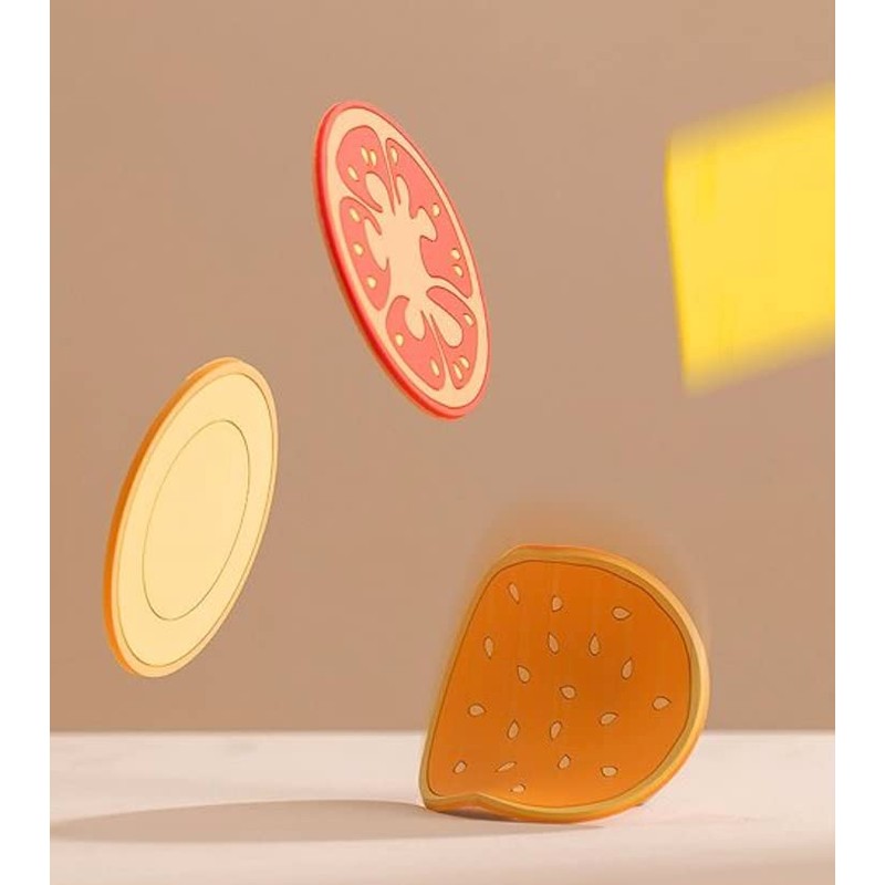 Hamburger Novelty Beverage Coasters (8 Coasters in one) - Unique
