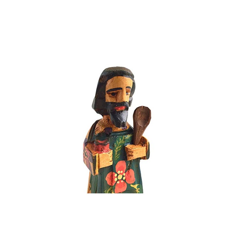 Altiplano Small San Pasqual Kitchen Saint - 5" Tall, Hand