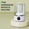 Portable Mini Washing Machine, 1L underwear washer with Digital Timer
