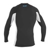 O'Neill Rash Guard Men's Premium Skins L/S Raven/White/Raven XL, Raven