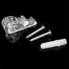CENPEK 8 Pieces Transparent P Clips Hooks Blind Clips Safety