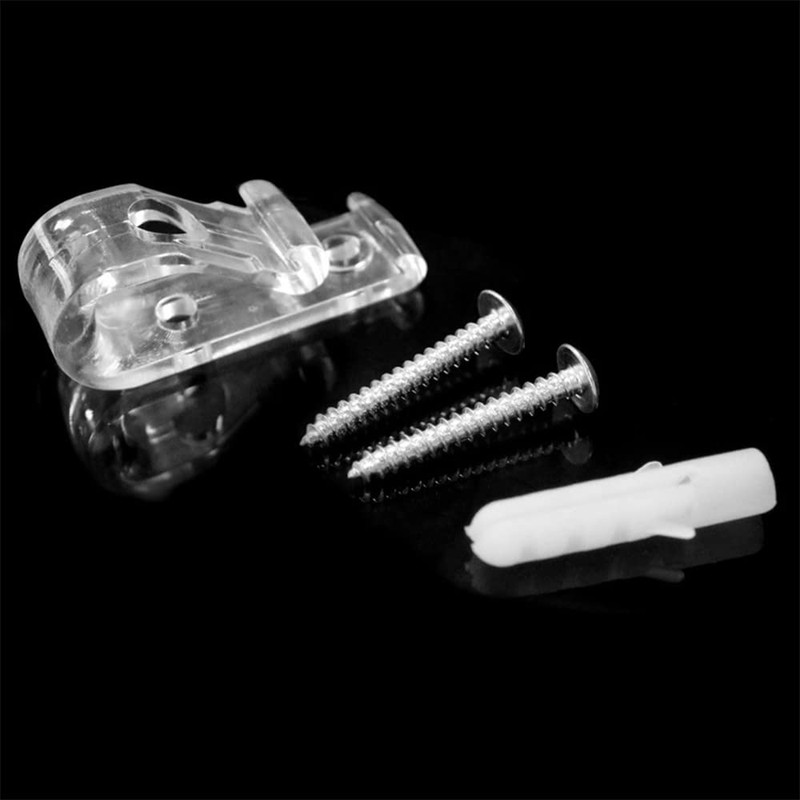 CENPEK 8 Pieces Transparent P Clips Hooks Blind Clips Safety