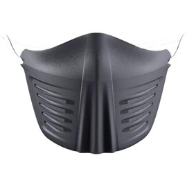 OnLord OL-218B Face Shield, Washable Mask, Splash Prevention, Restaurant Gas Station Mask Protector, Heatstroke Prevention, Pack of 5 (Black)