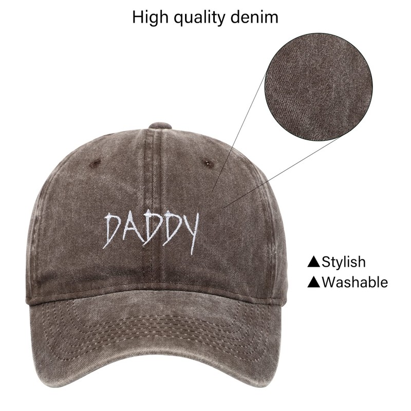 COSFAN Daddy Baseball Hat, DAD Hats, Embroidered Adjustable Daddy Hats,