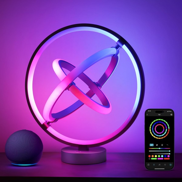 Lepro Lepro TB1 AI Smart Table Lamp, RGB+IC Addressable LED