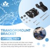 010-12846-02 Transom Mount Bracket Transducer Bracket Fits for Garmin Panoptix