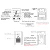 Digital Indoor Outdoor Thermohygrometer with Remote Sensor 328ft/ 100m Backlight